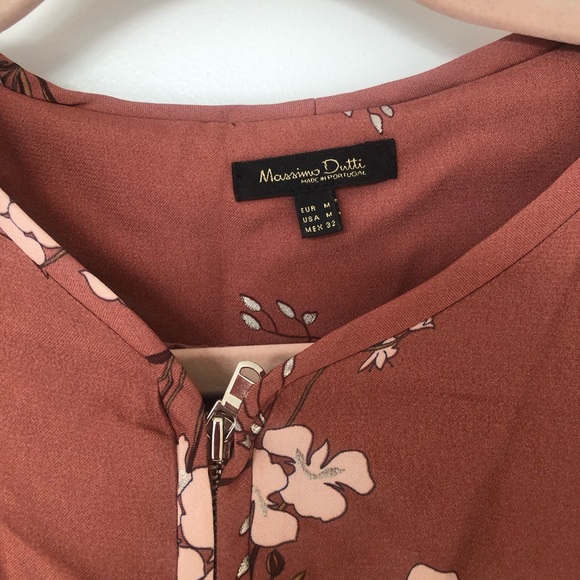 Floral Bomber with Zipper - Picture 3 of 5